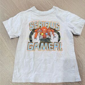 Serious Gamer Kids T-Shirt - Light Gray